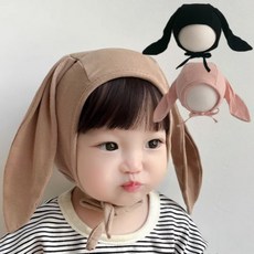 [KC인증]아기 토끼 보넷 유아
