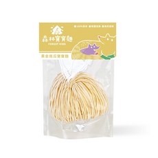 森林麵食 森林寶寶麵 無鹽嬰兒麵條 星星造型蔬果麵條 副食品 森森星球, 1個, 黃金南瓜-袋裝 / 6020