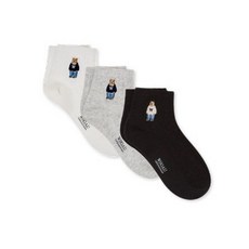 [백화점 정품] 25FW 후아유 여성 [3PACK]Steve Ankle Socks WHAYG1112A