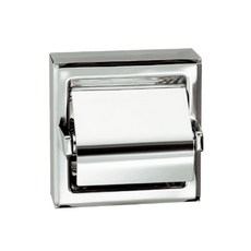 方形衛生紙架, HCG和成 居家系列-BF3809 不鏽鋼附蓋衛生紙架, 1個