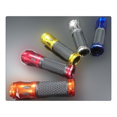 荔枝紋八孔超軟握把120MM 適用於勁戰、RS、CUXI、BWS、GTR、四代勁戰, 1個, 藍, 藍