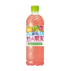 [산토리] 키릿토 후르츠 자몽&청포도, 4개, 600ml