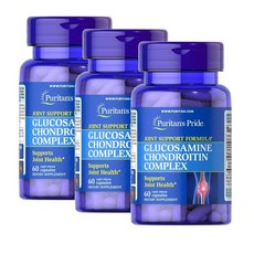 퓨리탄스프라이드 글루코사민 콘드로이틴 컴플렉스 캡슐 Puritans Pride Glucosamine Chondroitin Complex, 3개