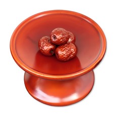 가온공방 제사용품 원형접시 소 제사 제기 접시 전통 제기용품, 1개