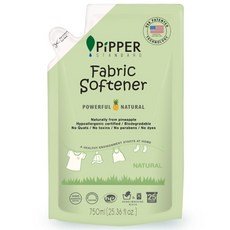 PiPPER STANDARD 沛柏 鳳梨酵素柔軟精 補充包, 低敏認證, 750ml, 1包