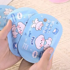 冬季穿戴式暖手貼，學生保暖一次性暖暖包，發熱持久，輕巧便攜, 10片/5對可愛小狗免貼免握解放雙手, 1個