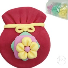 JINI 비누클레이 복주머니 키트 10인용 클레이재료