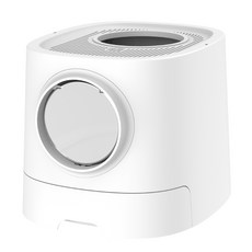 SPACE 全封閉貓砂盆 抽屜式設計 漏砂設計, 白洞貓砂盆, 1個