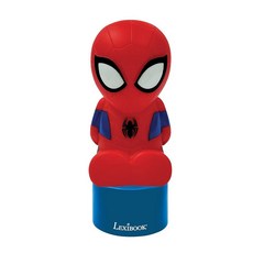 LEXiBOOK 스파이더맨 어린이 방을 위한 야간 조명 및 스피커 색상 변경 부드러운 조명 배터리 작동 블루/레드 NS01SP 197955