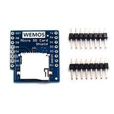 Micro SD Shield for WeMos D1 mini & D1 mini Pro 記憶卡擴展底板, 1個, 含稅（打統編請備注）