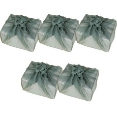 보자기천국 크리스탈 보자기 90cm 5장묶음 30가지색상, 7 카키그레이