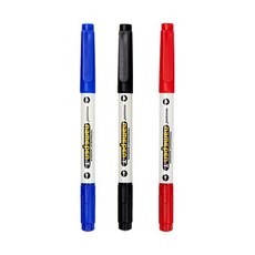 모나미 네임펜T 혼합 3종 세트, 블랙+블루+레드, 1세트