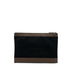 발렌시아가 중고 2016 캔버스 네이비 클립 M 클러치