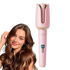 긴 모발용 자동 헤어 컬러 - 3.2cm(1.25인치) 회전 컬링 아이언 원클릭 회전 360° 화상 방지 디자인 엉킴 방지 여행용 경량 세라믹 코팅 325929