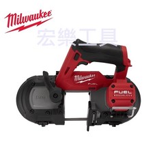 Milwaukee 美沃奇 12V鋰電無刷輕型帶鋸機 輕巧便攜 高效率切割, 1個, M12 FBS64-0C 空機+工具箱