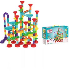 Marble RUN 彈射軌道滾珠積木 益智積木玩具 兒童啟蒙玩具, 197pcs
