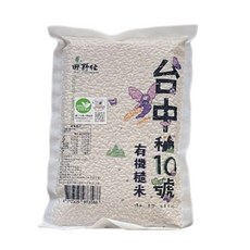 【田野仕】台中秈10號有機糙米, 1個, 600g