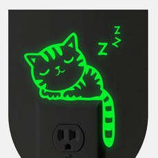 스위치 야광스티커 스위치라벨스티커, 코알라