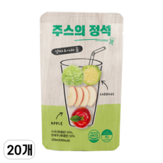 주스의정석 양배추사과즙, 100ml, 20개