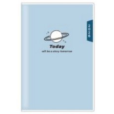 2026 週誌 90K 雙色日曆手冊 左三右四 週計劃本 手帳, 90K雙色日曆手冊-藍色/CDN-657, 1個