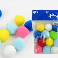 유아 만들기 폼폼이 30mm 혼합 유치원 어린이집, 1개