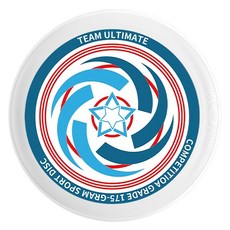 競速飛盤 戶外運動飛盤 台灣現貨 競賽級飛盤 175克, 白色、藍色、紅色, 1個