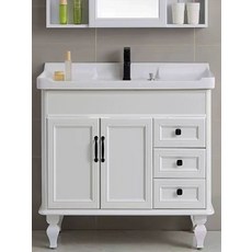 세면대하부장 수건장 욕실장 바닥장 세면기하부장 세면기 화장실, 1개, 로즈우드 70cm 1도어 3서랍 A