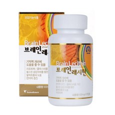 브레인레시틴 난황 난유 레시틴 기억력 포스파티딜콜린 두뇌영양제 120