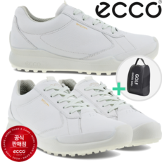 에코 바이옴 하이브리드 여성용 스파이크리스골프화 100573-01007 화이트골프화 에코코리아