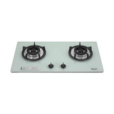 Rinnai 防漏系列RB-202GH-B-W 雙口玻璃檯面爐，安全防漏設計，易清潔, 液化石油氣 (LPG), RB-202GH-W