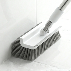 [모서리부터 바닥까지 깔끔]집안굿 욕실 바닥 청소솔 화장실 청소도구, 1개, 퓨어화이트