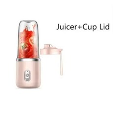 휴대용 USB 개인 미니 믹서 컵 핸드헬드 여행용 블렌더 물병용, 1cup-Pink