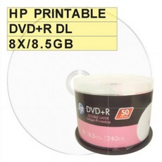 HP 可列印式 DVD R DL 8X 8.5GB 可超燒至8.7GB 100片裝