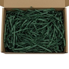 세븐집 종이 스타핑 선물 포장 완충재 쵸핑지 500g, 딥그린, 1개