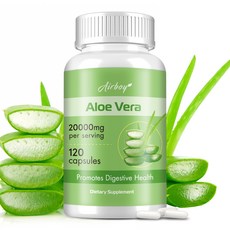 Airboy 蘆薈膠囊 20000mg 促進消化健康, 120組