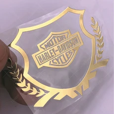 메탈 할리 데이비슨 스티커 로고 오토바이 탱크 헬멧 엠블럼 데칼, 02 size 65x50mm