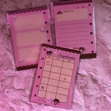 슈가바니즈 A7 다이어리 속지 3종, 슈가바니즈 일기