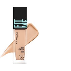 MAYBELLINE FIT ME 메이블린 핏미 파운데이션 보틀타입, 1개, 122 자연스러운 밝기 (핑크 계열)