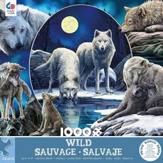 Ceaco - Lisa Parker Wild Wolves Collage 1000피스 직소 퍼즐, Ceaco - Lisa Parker Wild Wolve
