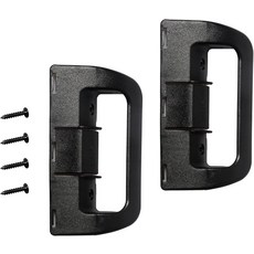 톤가스(2팩 검은색 RV 냉장고 상하 도어 손잡이 도메틱 DM2652 DM2852 DM2862 DM2662 및 DM2663), 2 Door Handle, Black