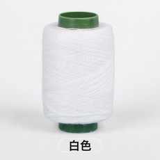 家用手縫線手工diy縫紉線縫衣服針線多色黑白針線縫紉機細線耐用, 1件, 白色1卷:如圖