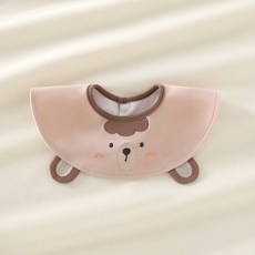 熊多多寶寶圍嘴嬰兒口水巾口水兜圍嘴四季防水新生兒寶寶吐奶圍兜