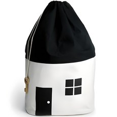 Elanoa小屋風格玩具收納包, 白色, 1入