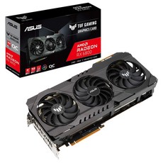 ASUSTek AMD Radeon RX 6800 탑재 트리플 팬 모델 16G TUF-RX6800-O16G-GAMING, 상세페이지 참조