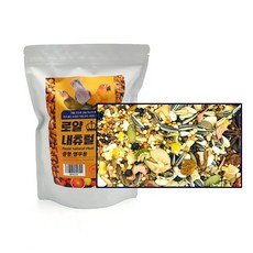 버펠 로얄 내츄럴 밀 중형 모이 먹이 물세척 청결한 코뉴어 썬코뉴어 카이큐 세네갈 목도리, 1개, 900g