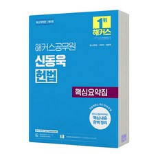 2025 해커스공무원 신동욱 헌법 핵심요약집 [스프링제본], [분철 2권]