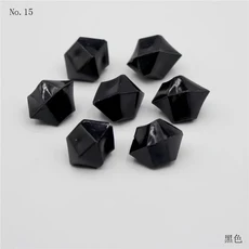 100pcs 다채로운 아크릴 플라스틱 투명 돌 크리스탈 바위 꽃병 필러 인공 색상 물고기 탱크 홈 웨딩 장식, 21 100pcs19