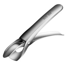 304不鏽鋼多用途防燙夾 隔熱夾 夾碗盤鍋具 鷹嘴防滑省力設計, 1個, 消光銀(不鏽鋼)