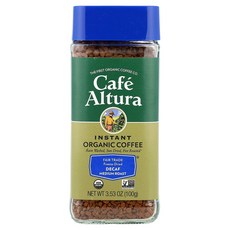 카페아튜라 인스턴트 커피 미디엄 로스트 동결 건조 디카페인 100g(3.53oz), 100g, 1개