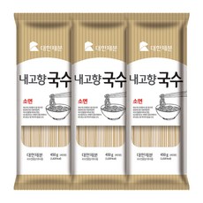 곰표 쫄깃한 소면 내고향국수, 450g, 3개